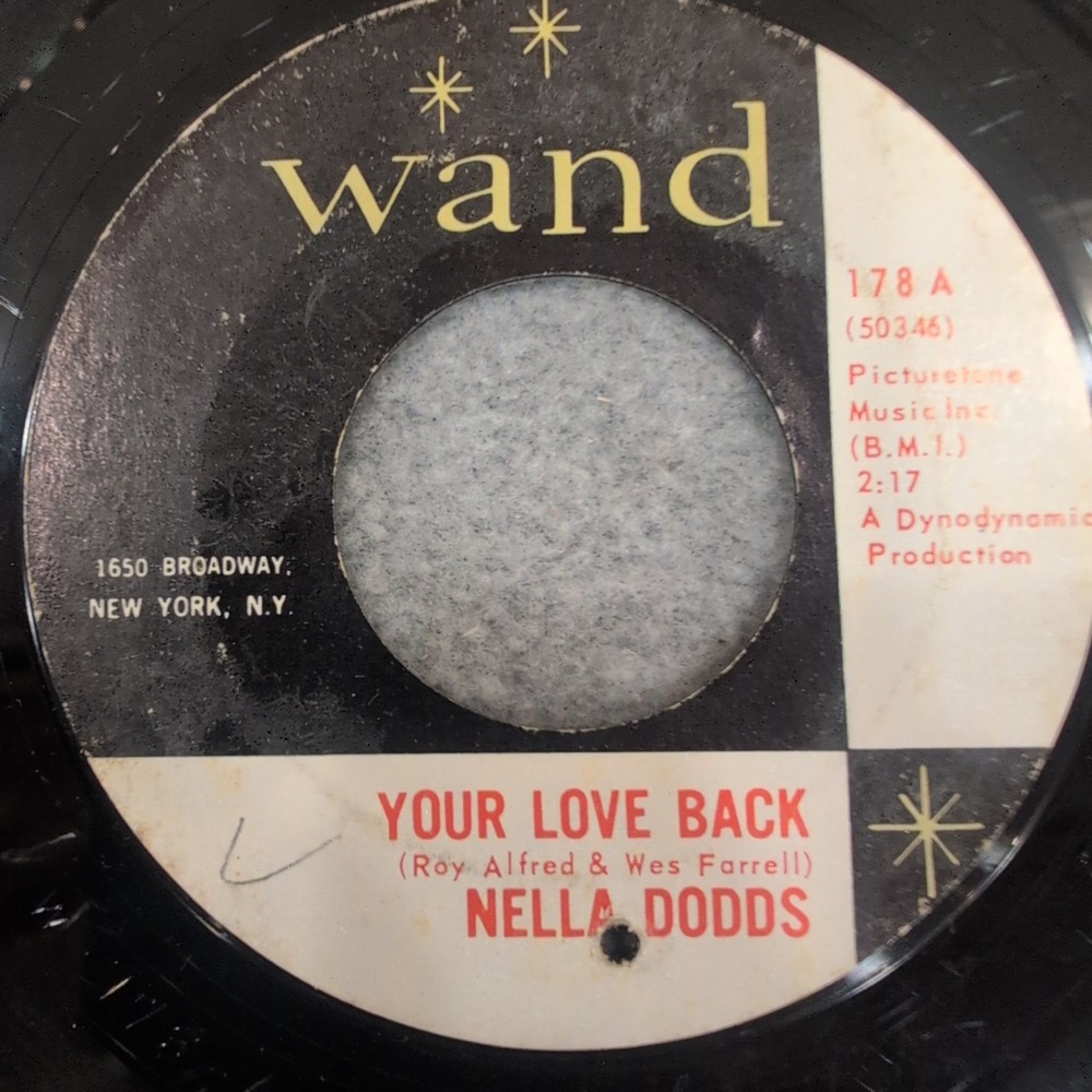 Nella Dodds Your Love Back P's And Q's Wand 178 Northern Soul 45 RPM Vinyl - Picture 1 of 4